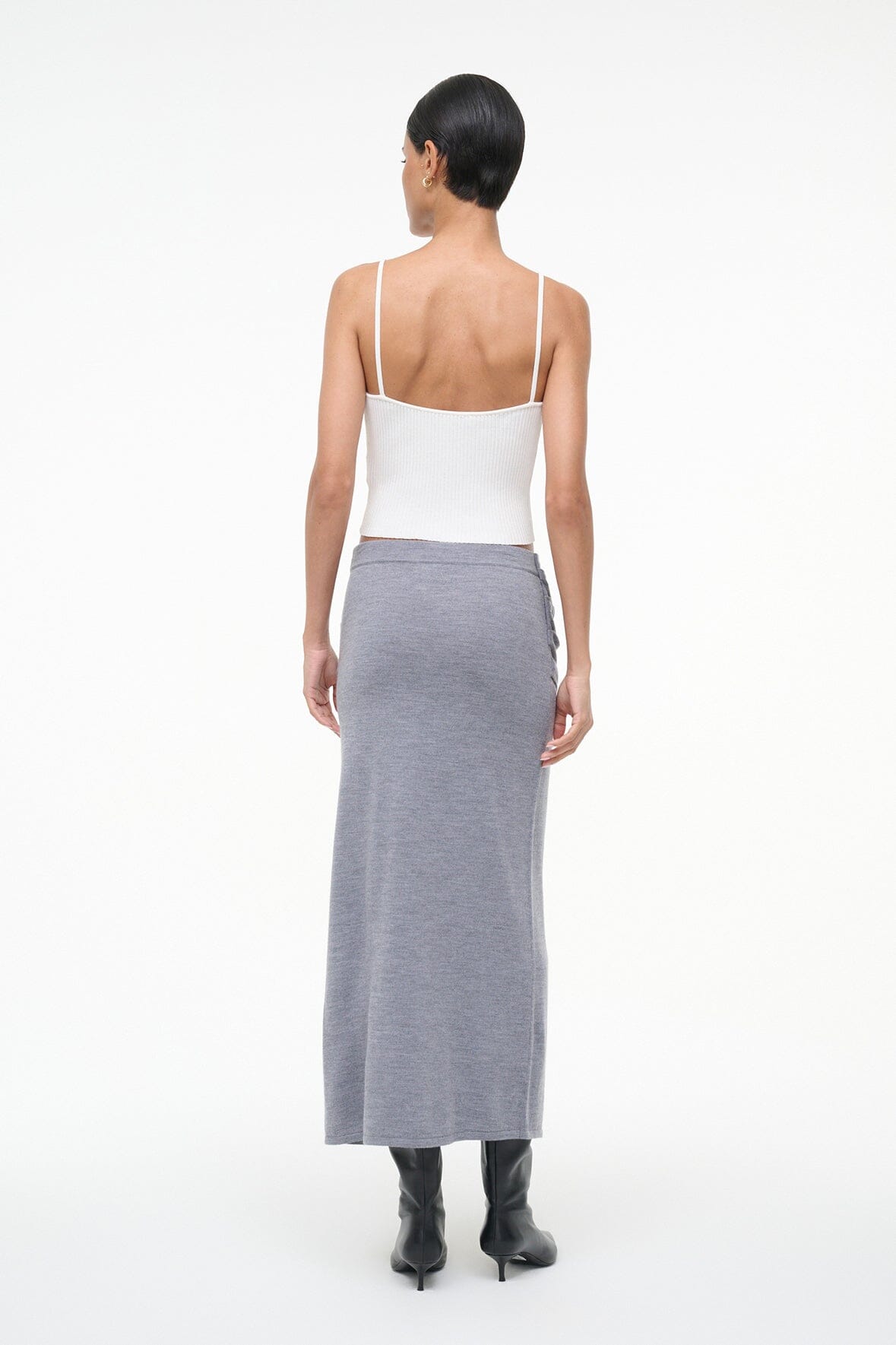 WILMA SKIRT HEATHER GREY
