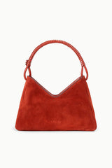 VALERIE SHOULDER BAG AUBURN SUEDE