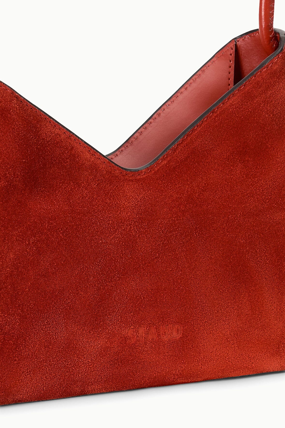 VALERIE SHOULDER BAG AUBURN SUEDE