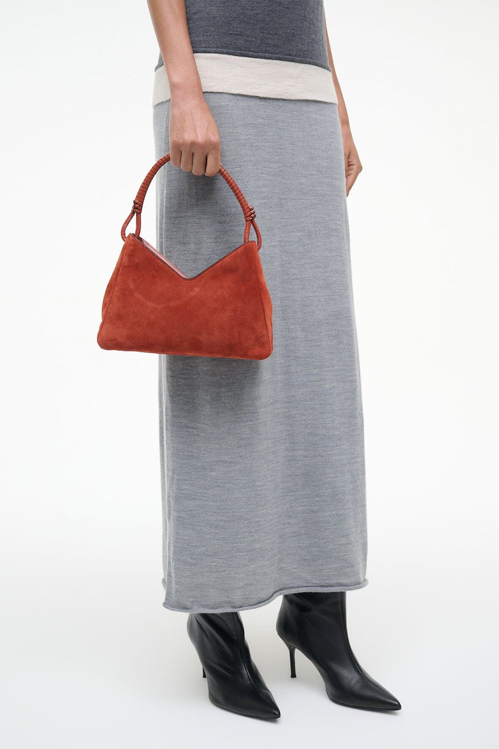 VALERIE SHOULDER BAG AUBURN SUEDE