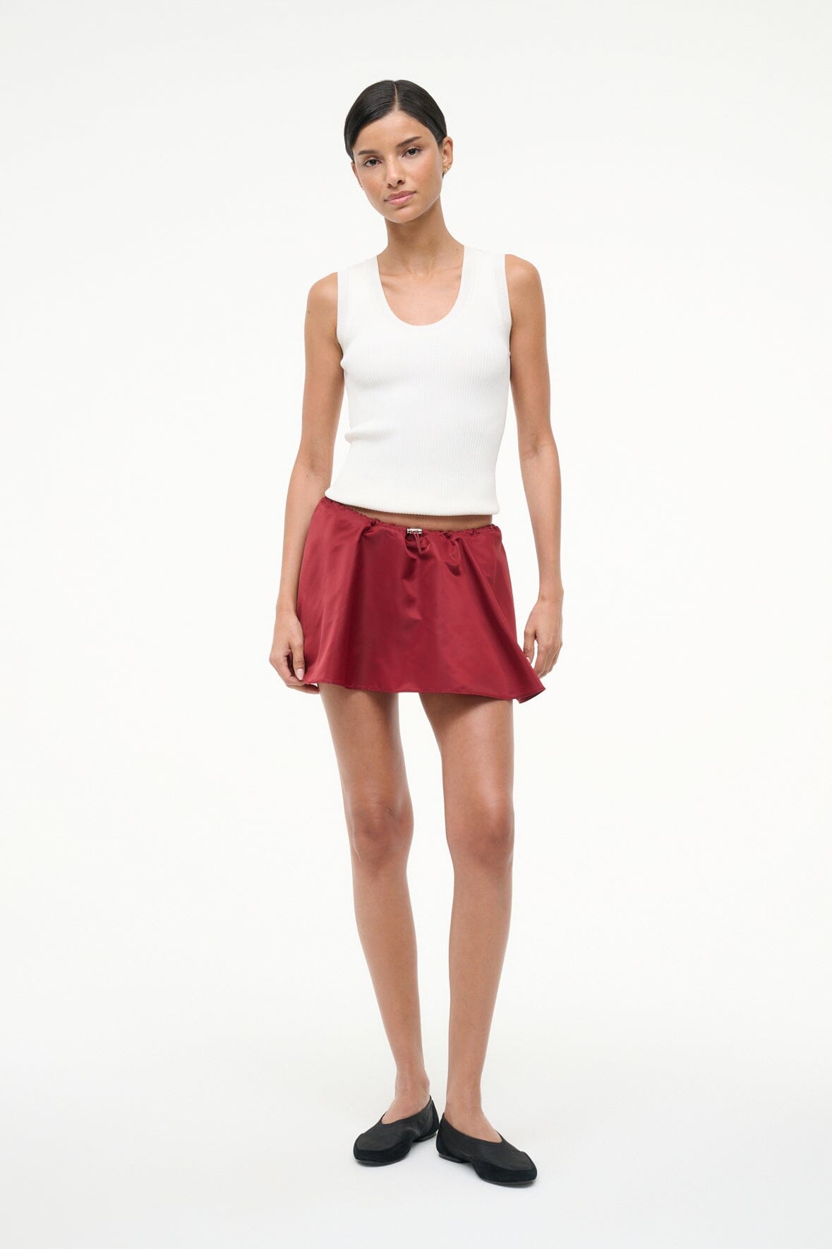 SOSA SKIRT DEEP RED