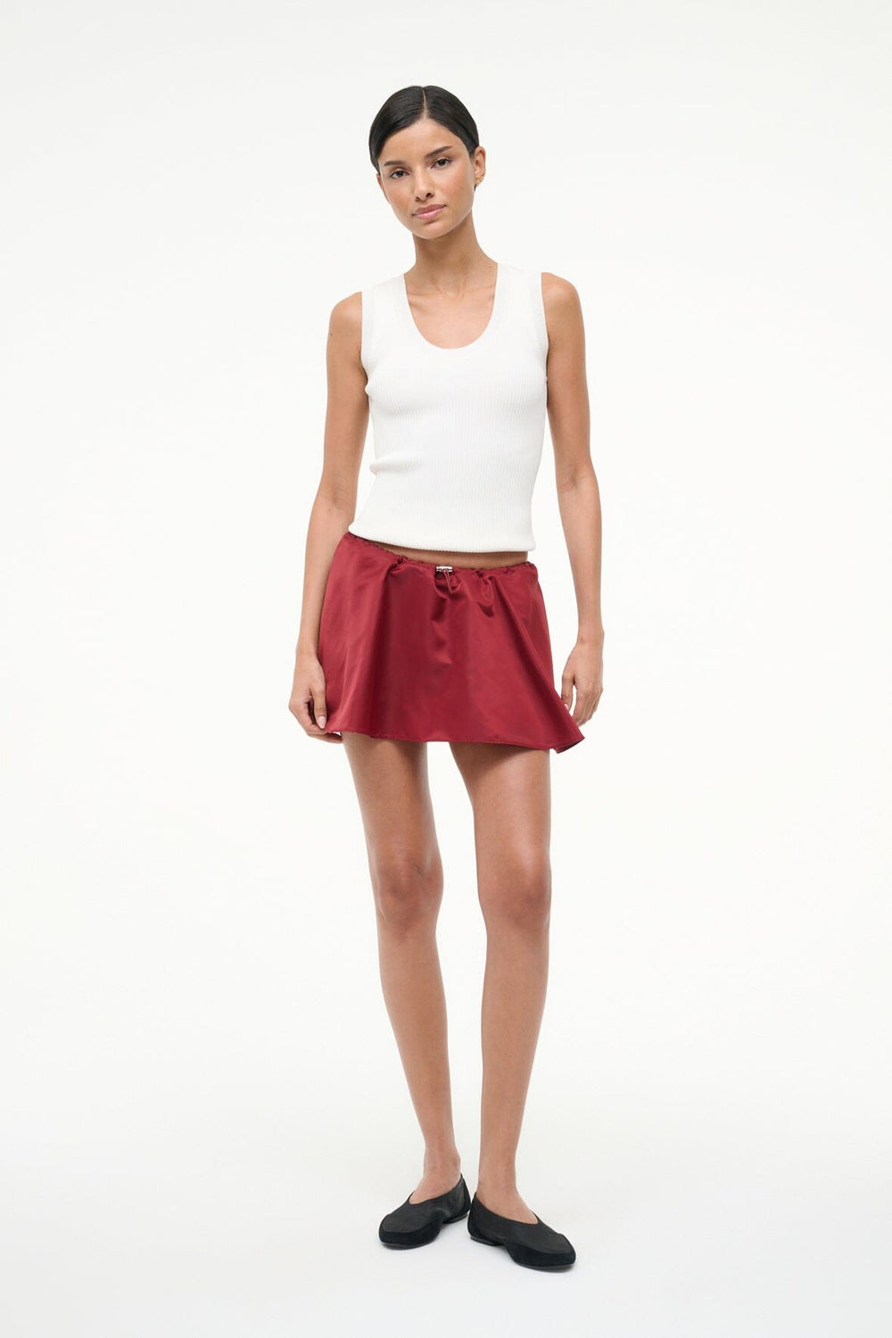 SOSA SKIRT DEEP RED