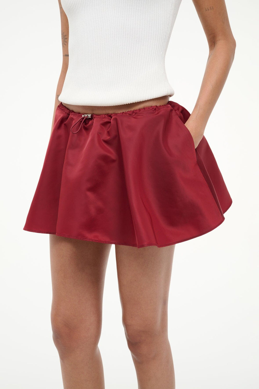 SOSA SKIRT DEEP RED