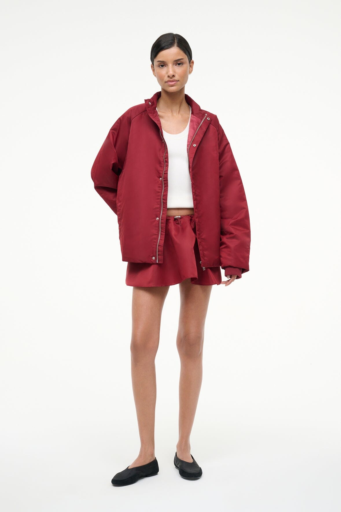 SOSA SKIRT DEEP RED
