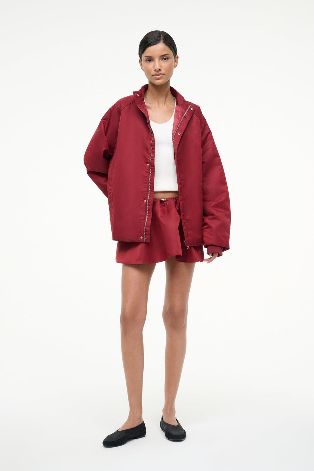 SOSA SKIRT DEEP RED