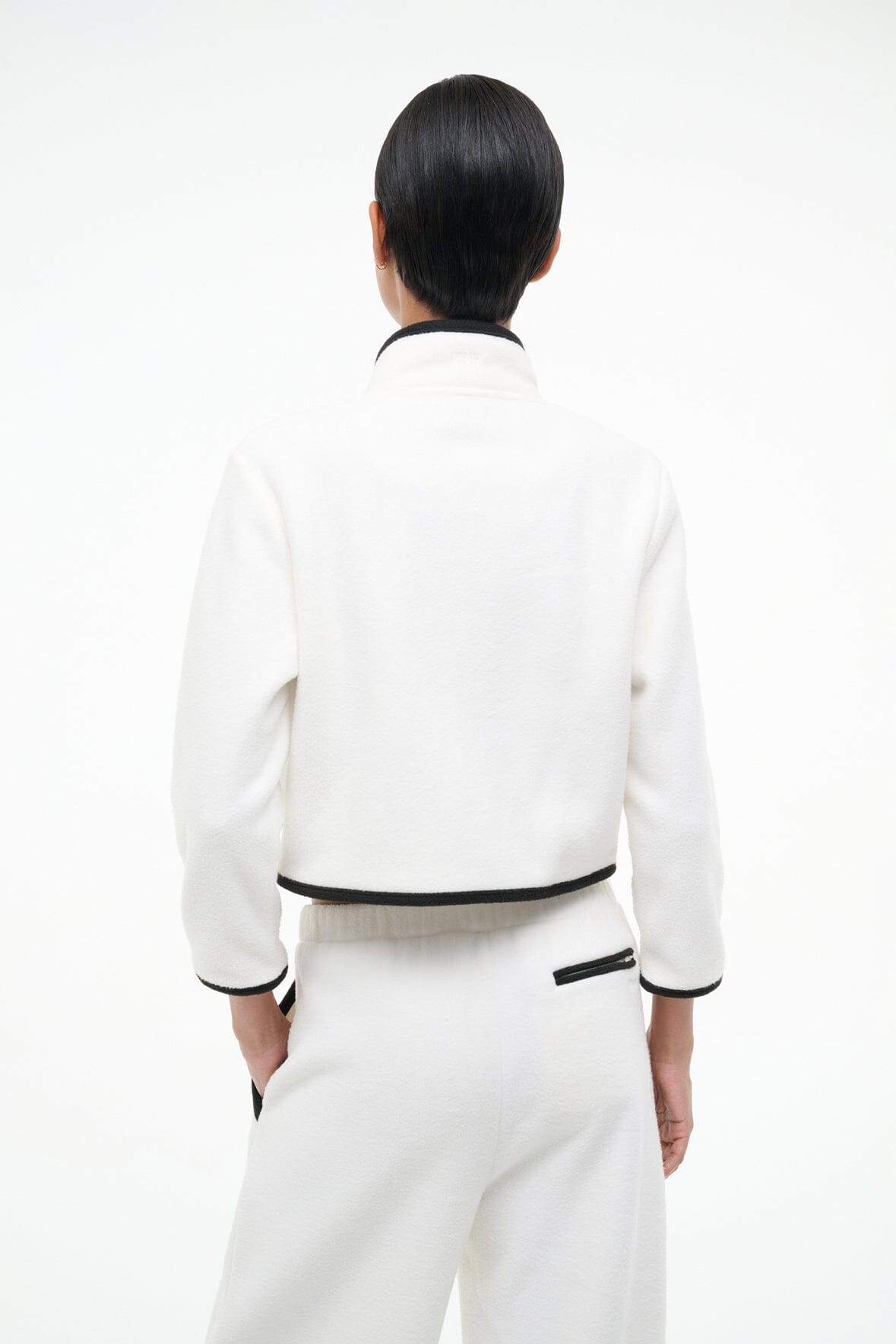 JETER JACKET IVORY BLACK