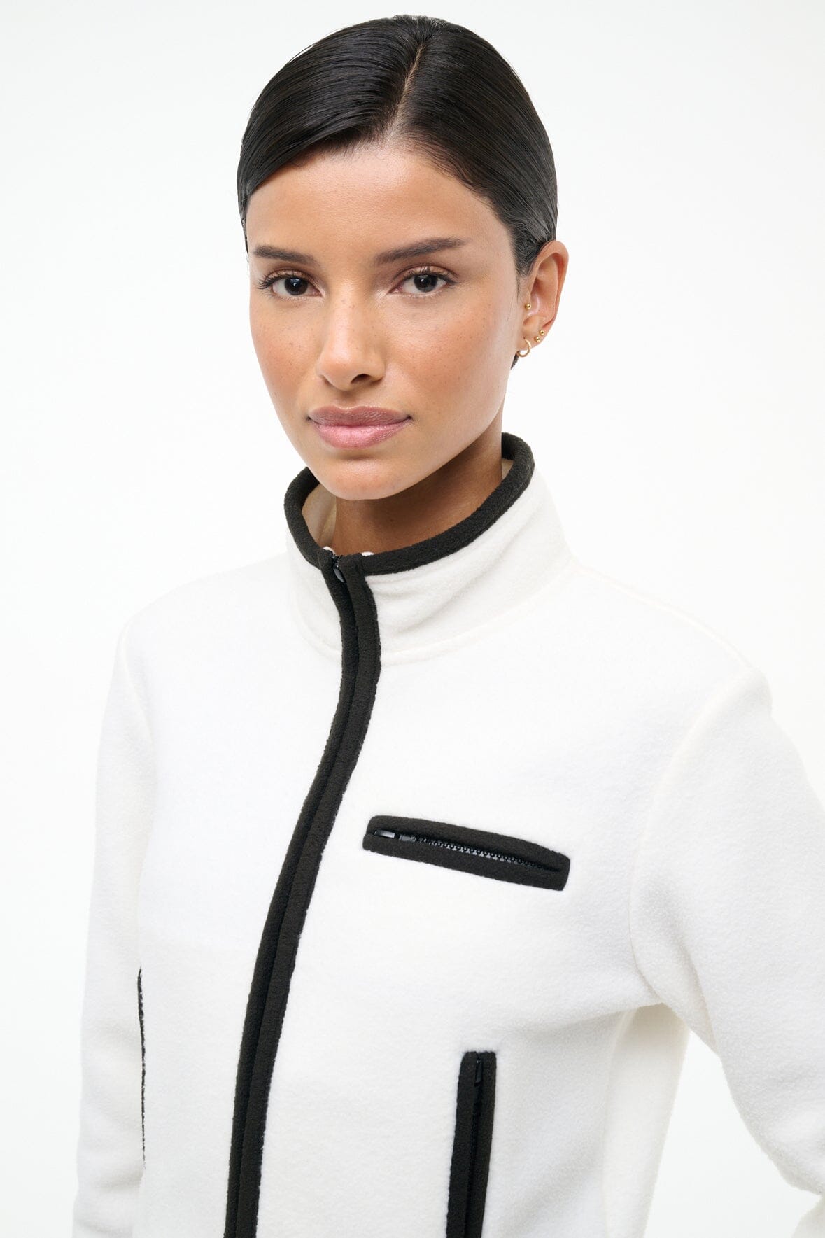 JETER JACKET IVORY BLACK