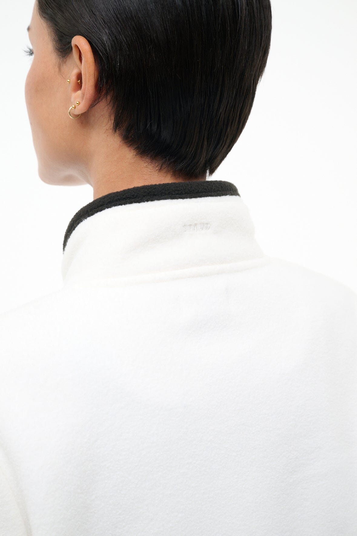 JETER JACKET IVORY BLACK