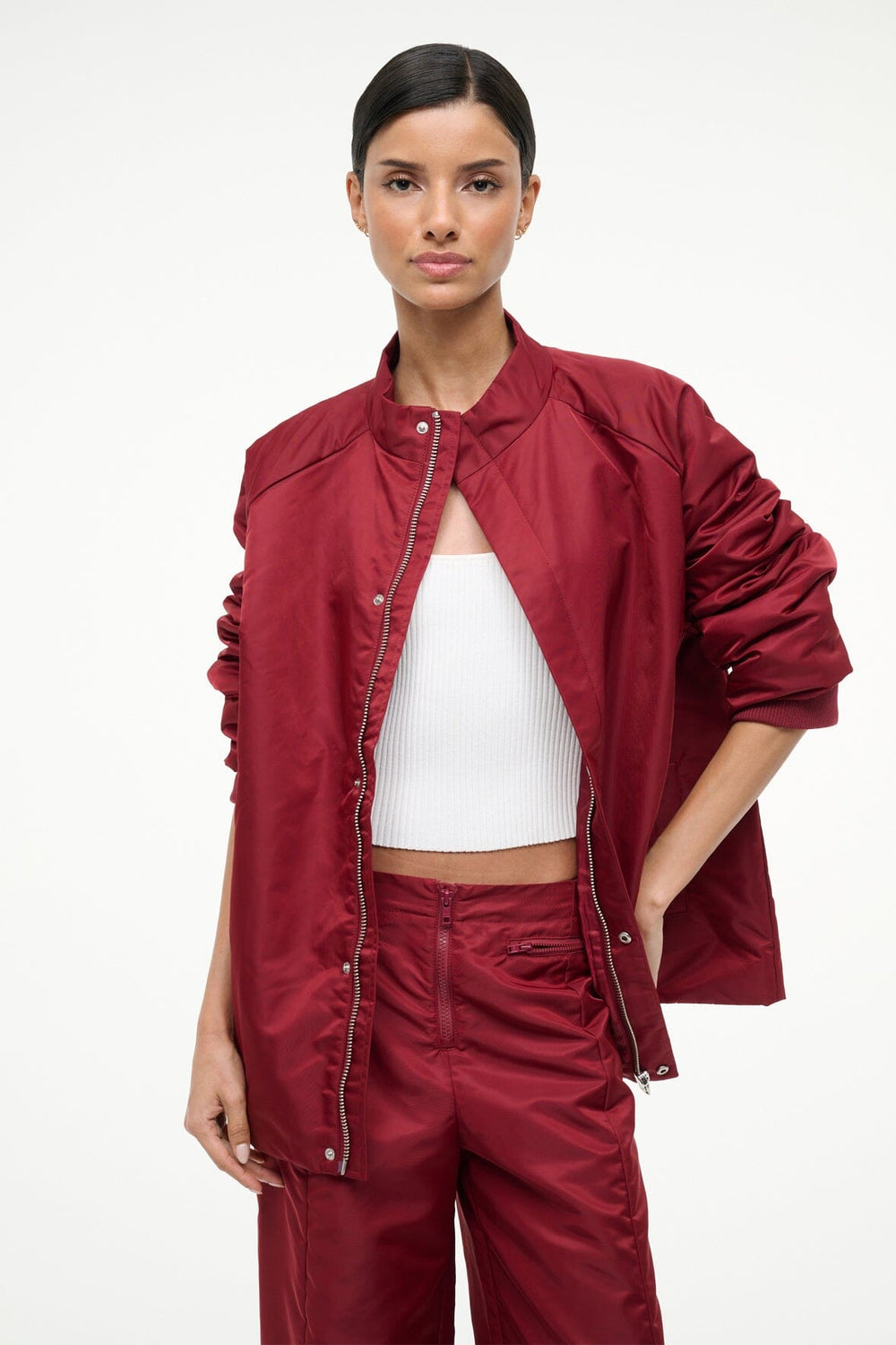 CAL JACKET DEEP RED