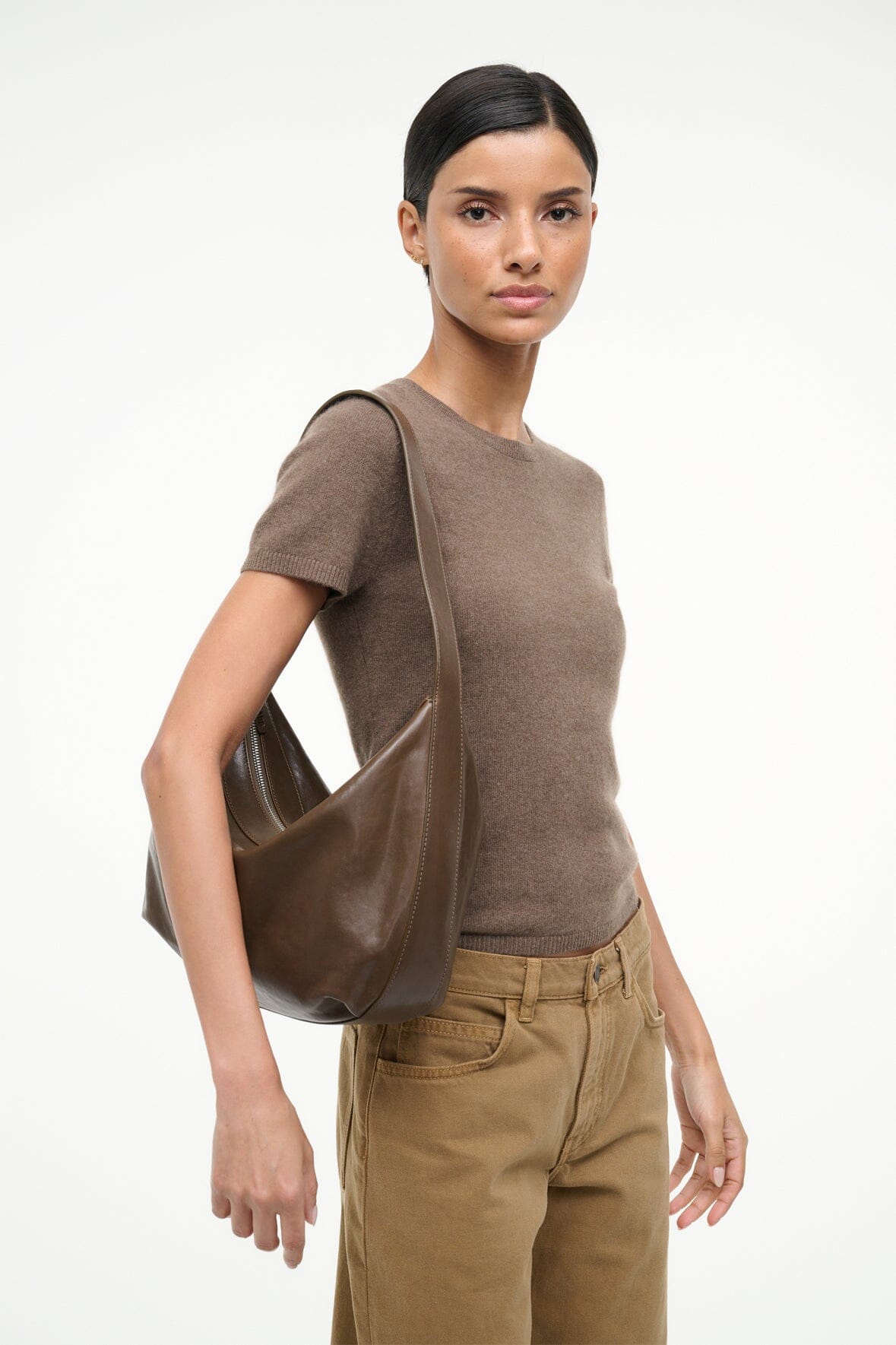 LARGE DEMY SHOULDER BAG TRUFFLE