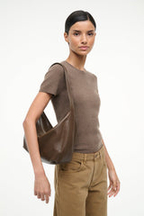 LARGE DEMY SHOULDER BAG TRUFFLE