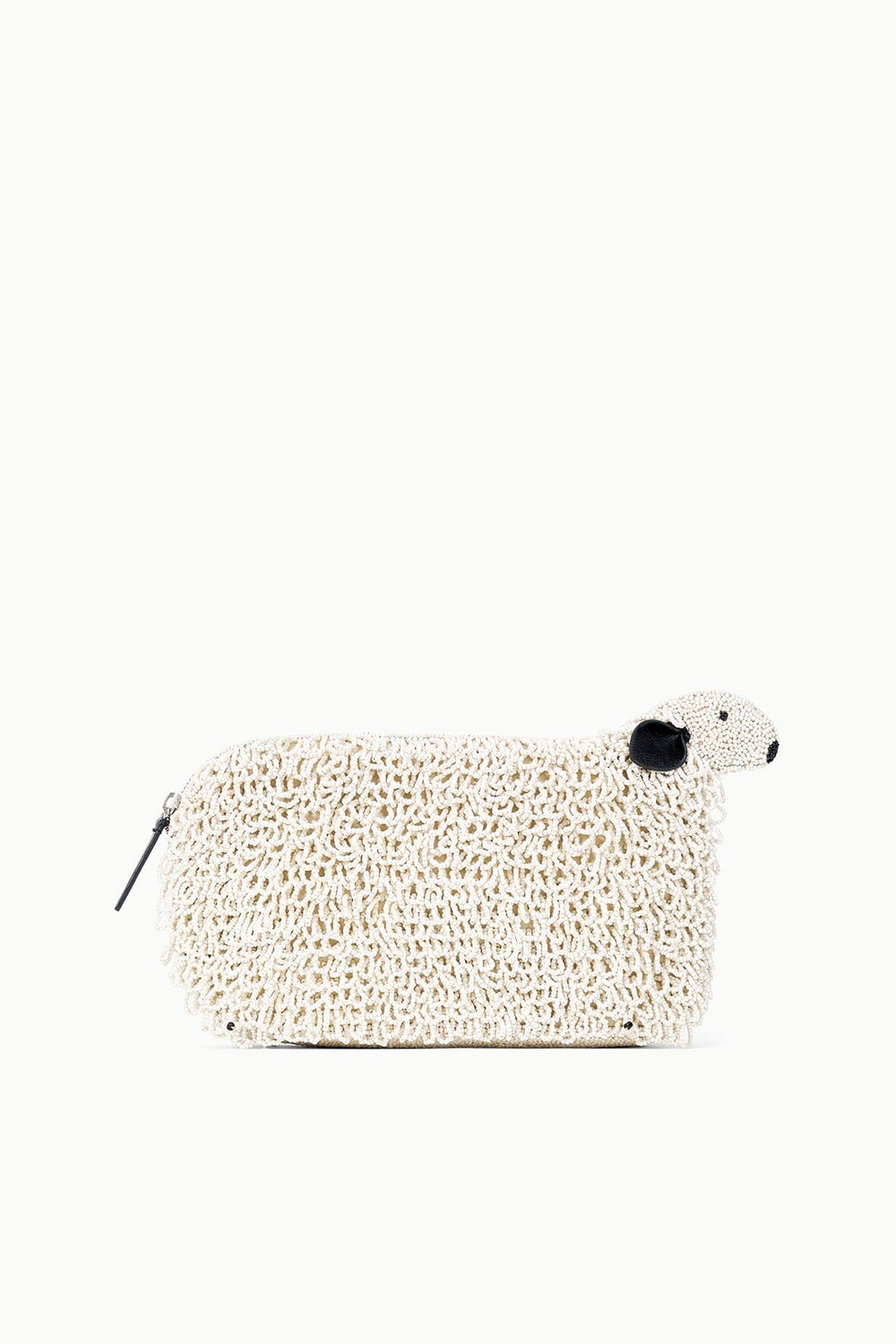 DOLLY BEADED CLUTCH IVORY