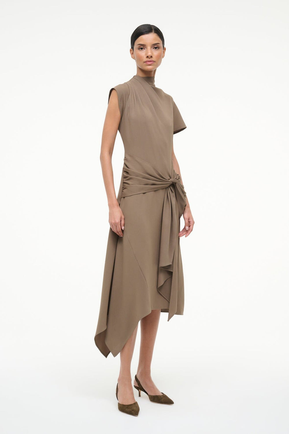 DAVINA DRESS TRUFFLE