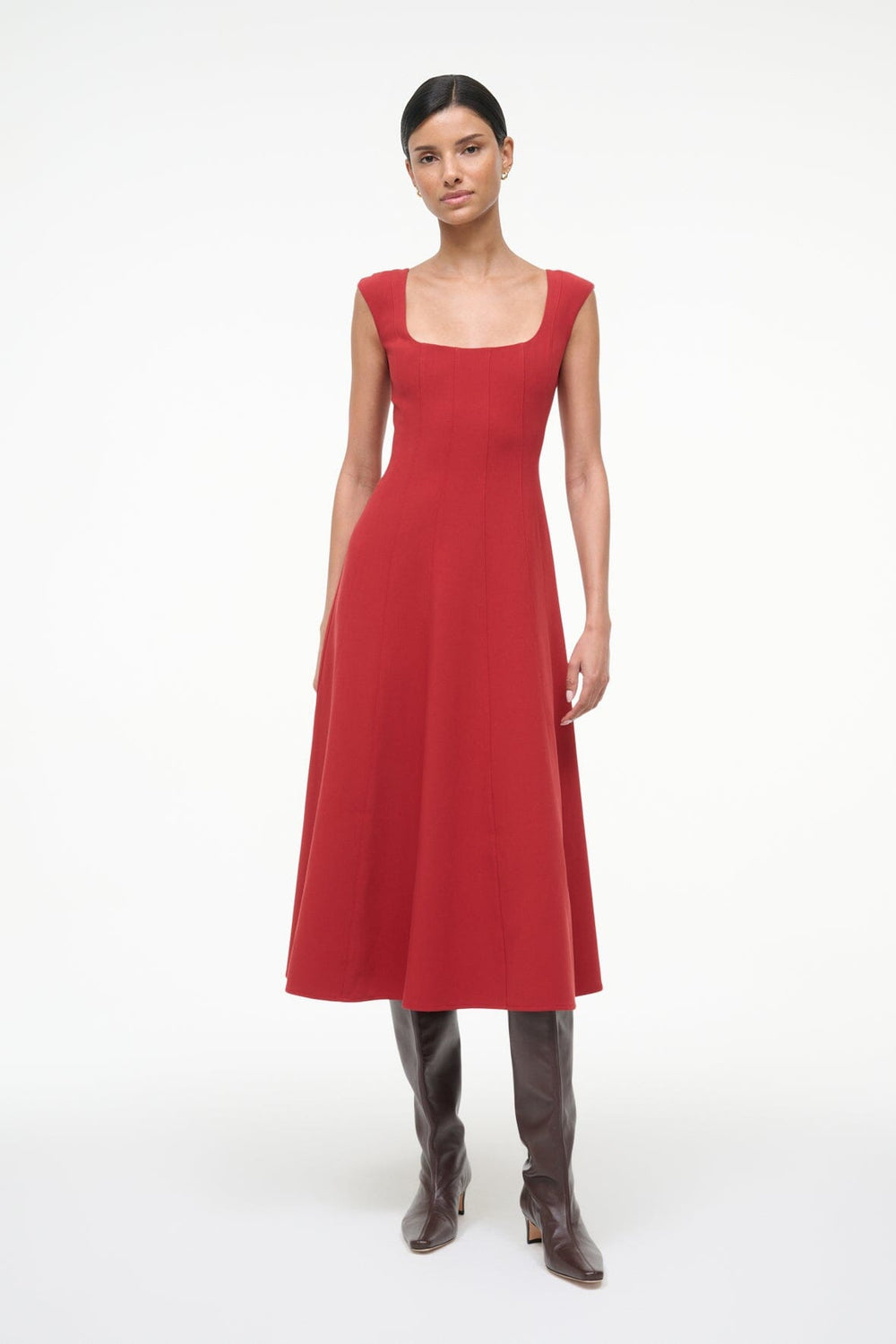 CHARLOTTE DRESS ROUGE