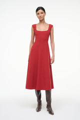 CHARLOTTE DRESS ROUGE