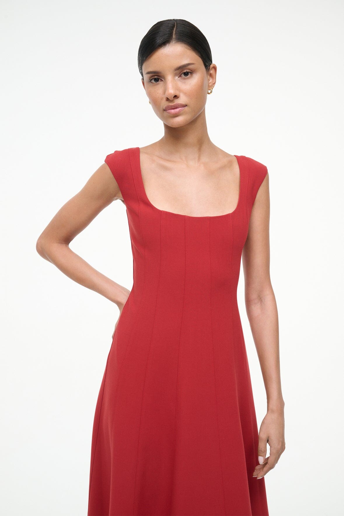 CHARLOTTE DRESS ROUGE