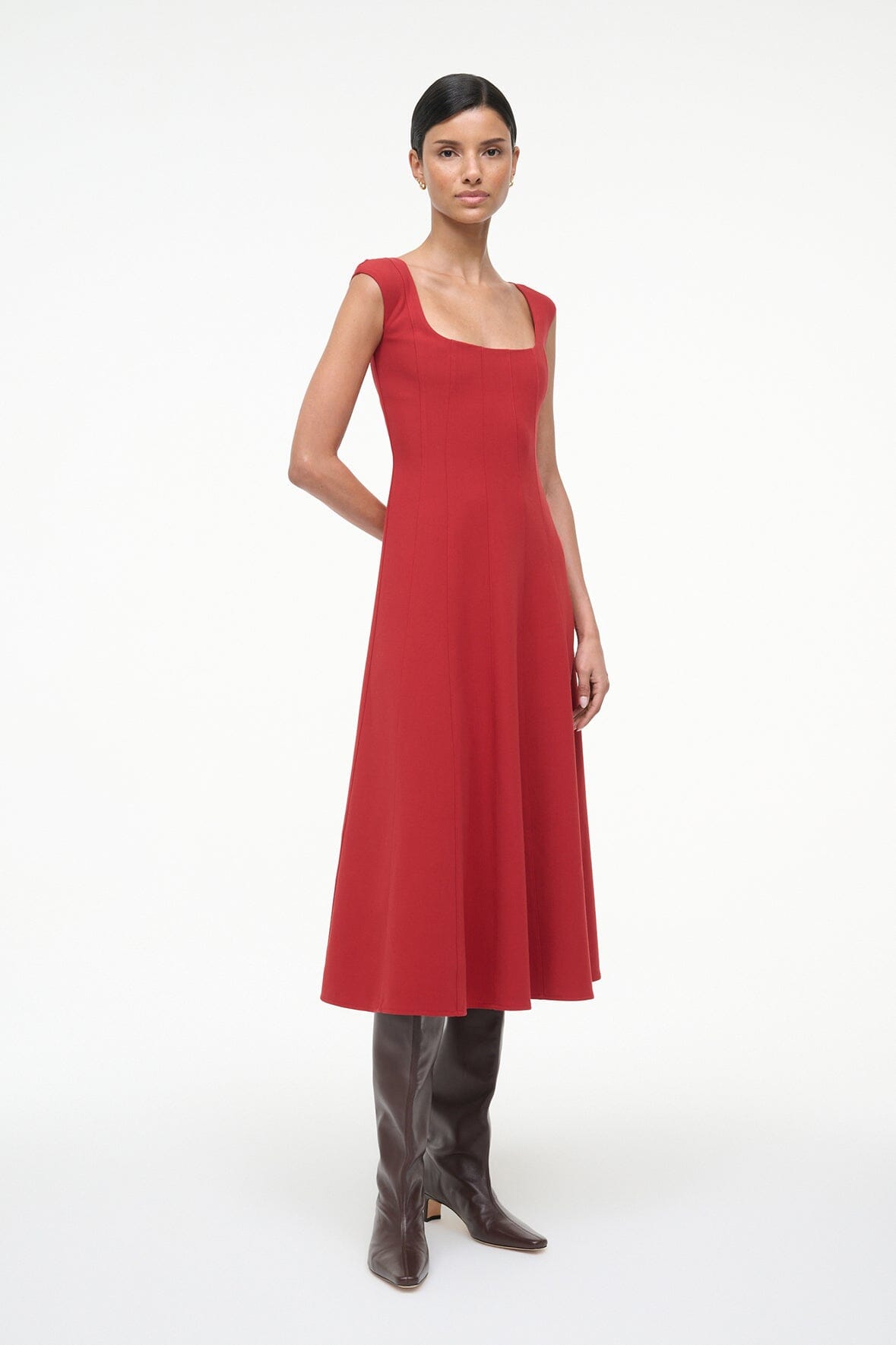 CHARLOTTE DRESS ROUGE
