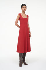 CHARLOTTE DRESS ROUGE