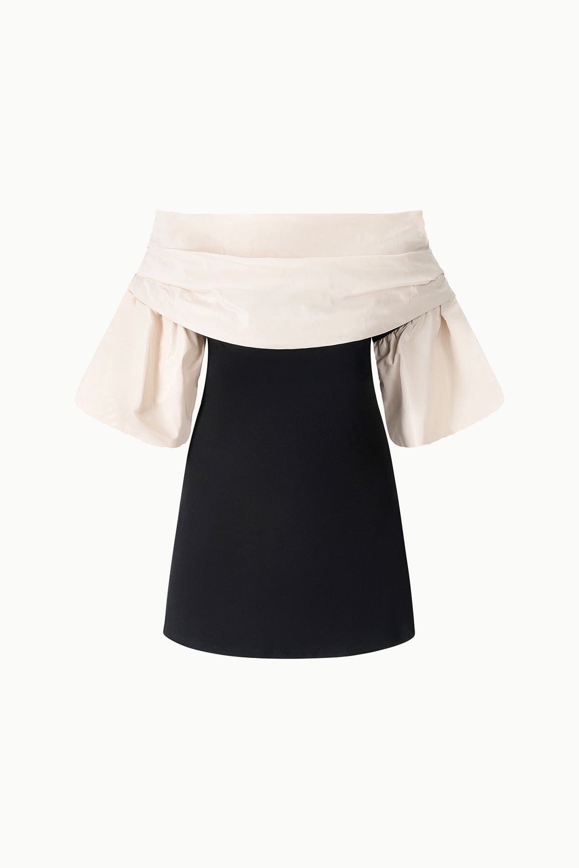 HARPER DRESS BLACK IVORY