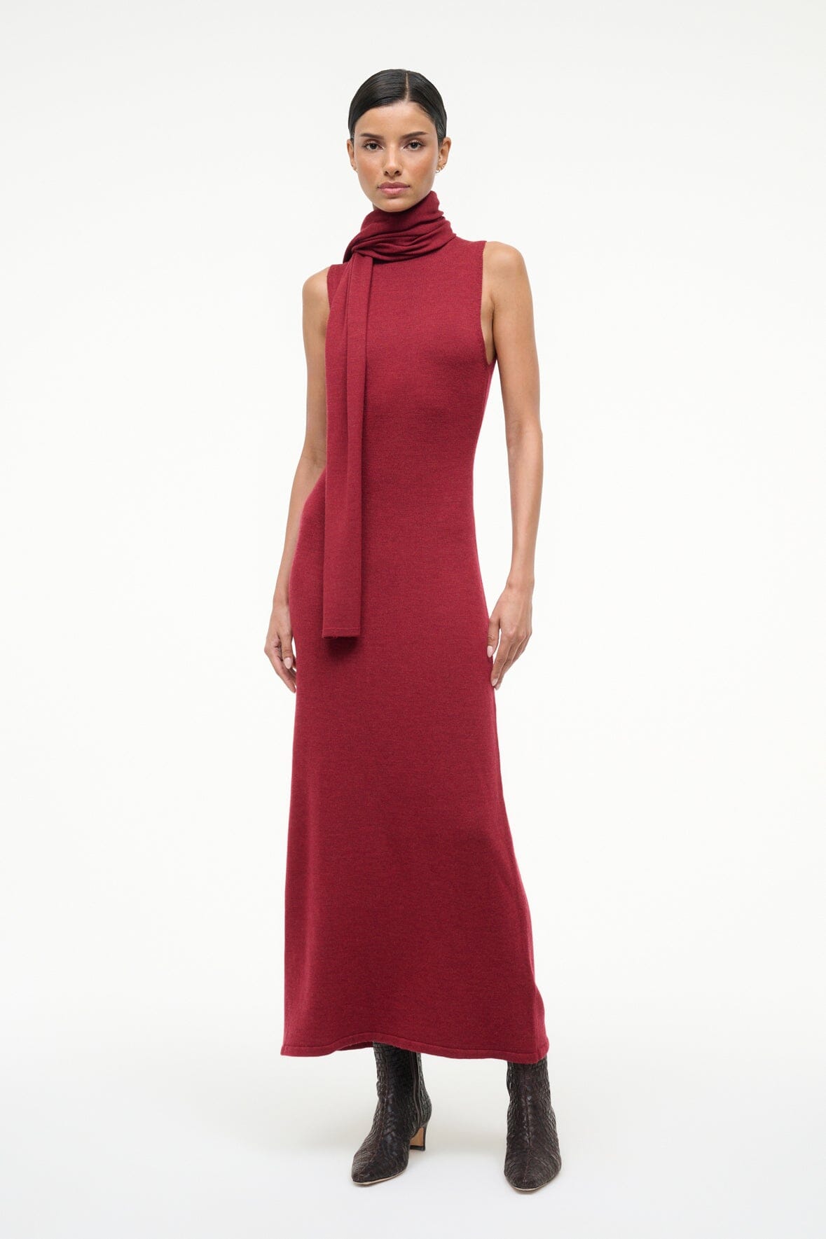 CANAL MIDI DRESS SANGRIA