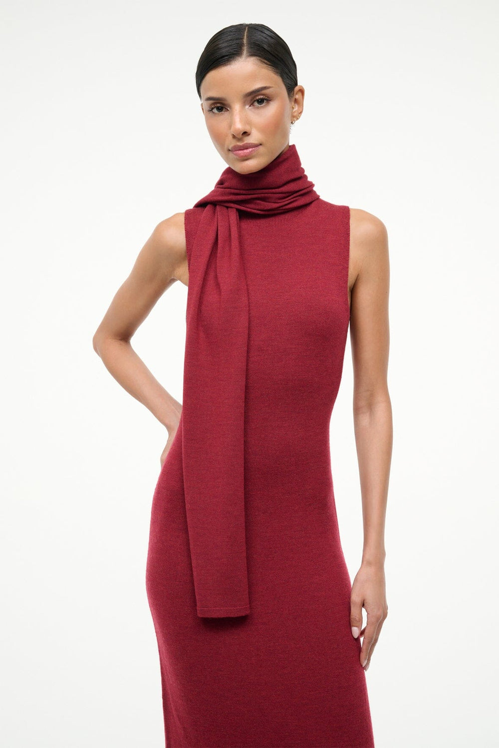 CANAL MIDI DRESS SANGRIA