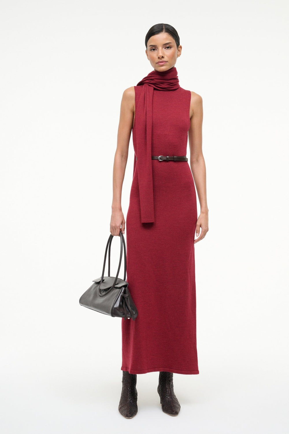 CANAL MIDI DRESS SANGRIA