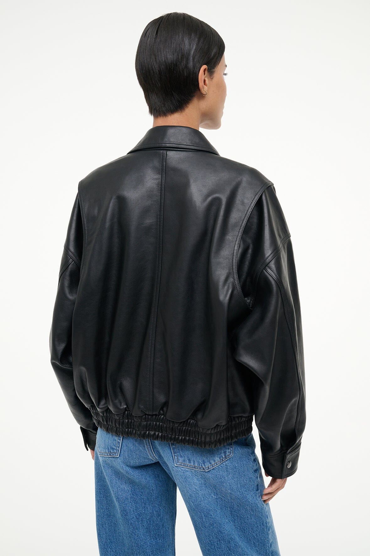 EUGENE LEATHER JACKET BLACK