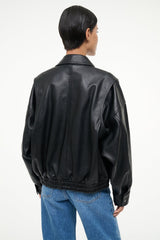 EUGENE LEATHER JACKET BLACK