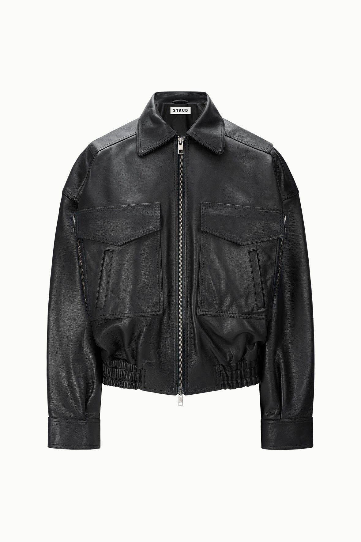 EUGENE LEATHER JACKET BLACK