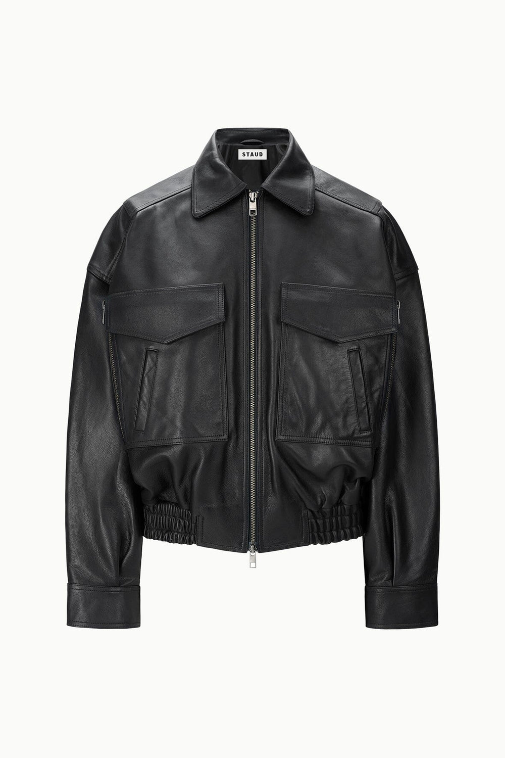 EUGENE LEATHER JACKET BLACK