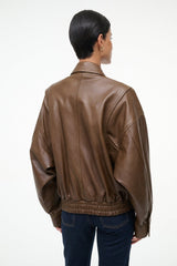 EUGENE LEATHER JACKET TRUFFLE
