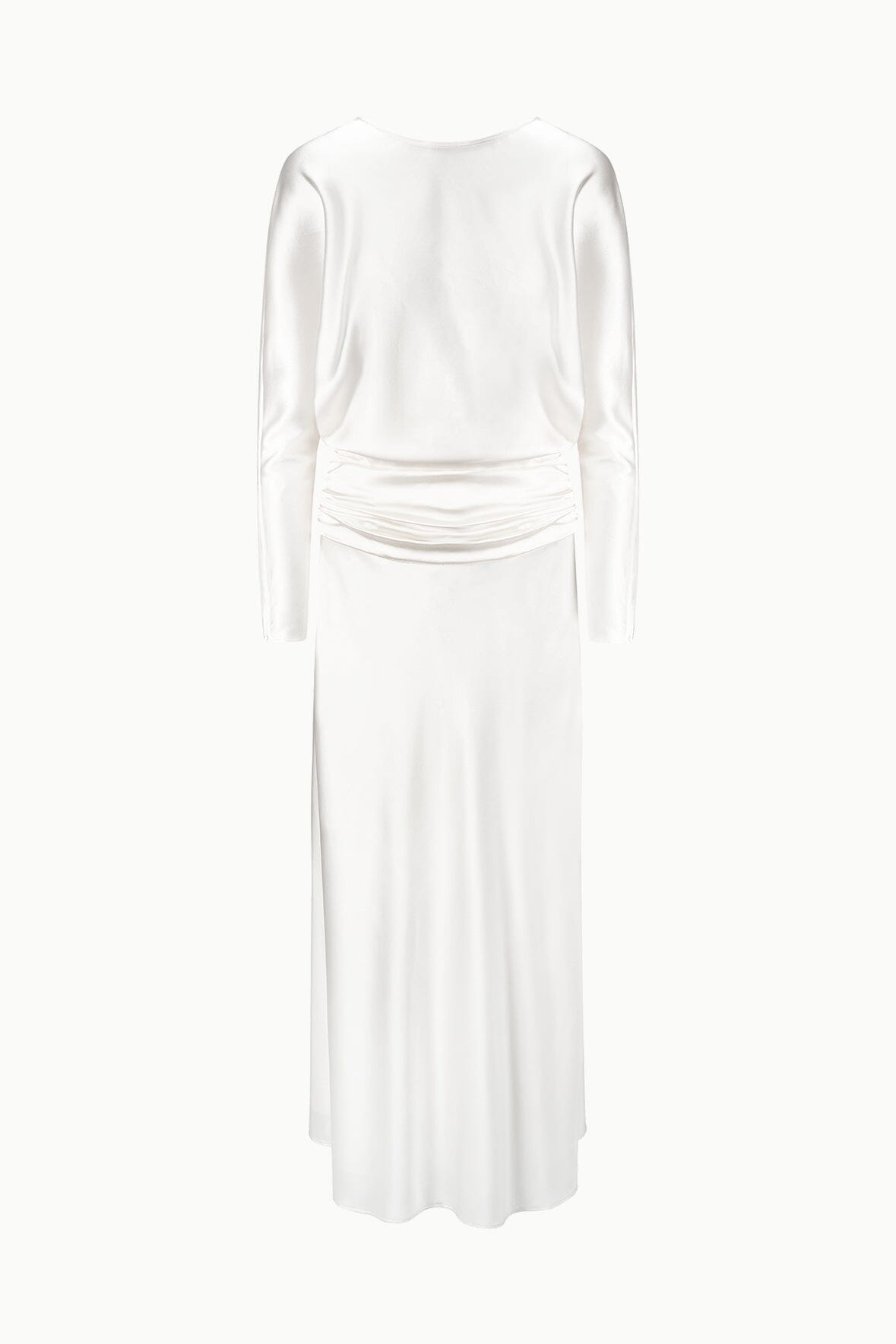 FREDA SILK DRESS IVORY