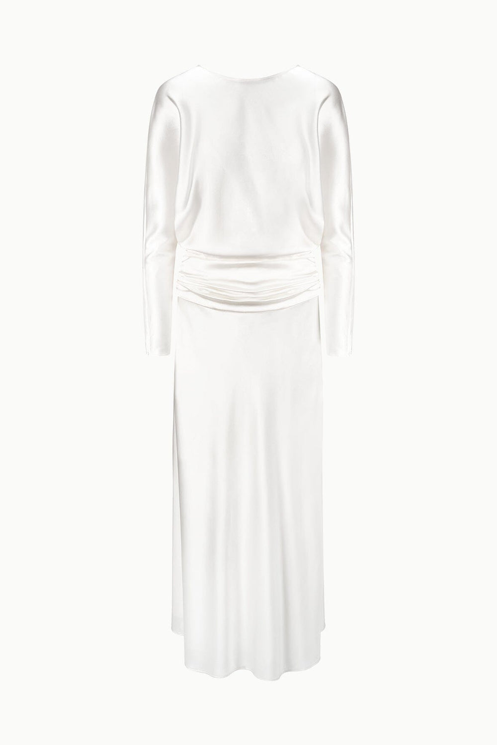 FREDA SILK DRESS IVORY