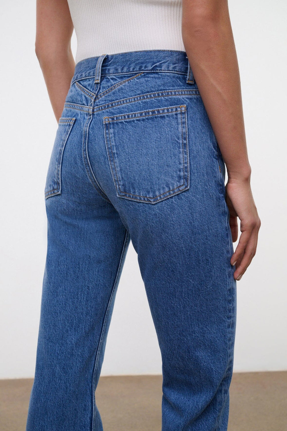 TEDDY STRAIGHT JEAN VINTAGE WASH