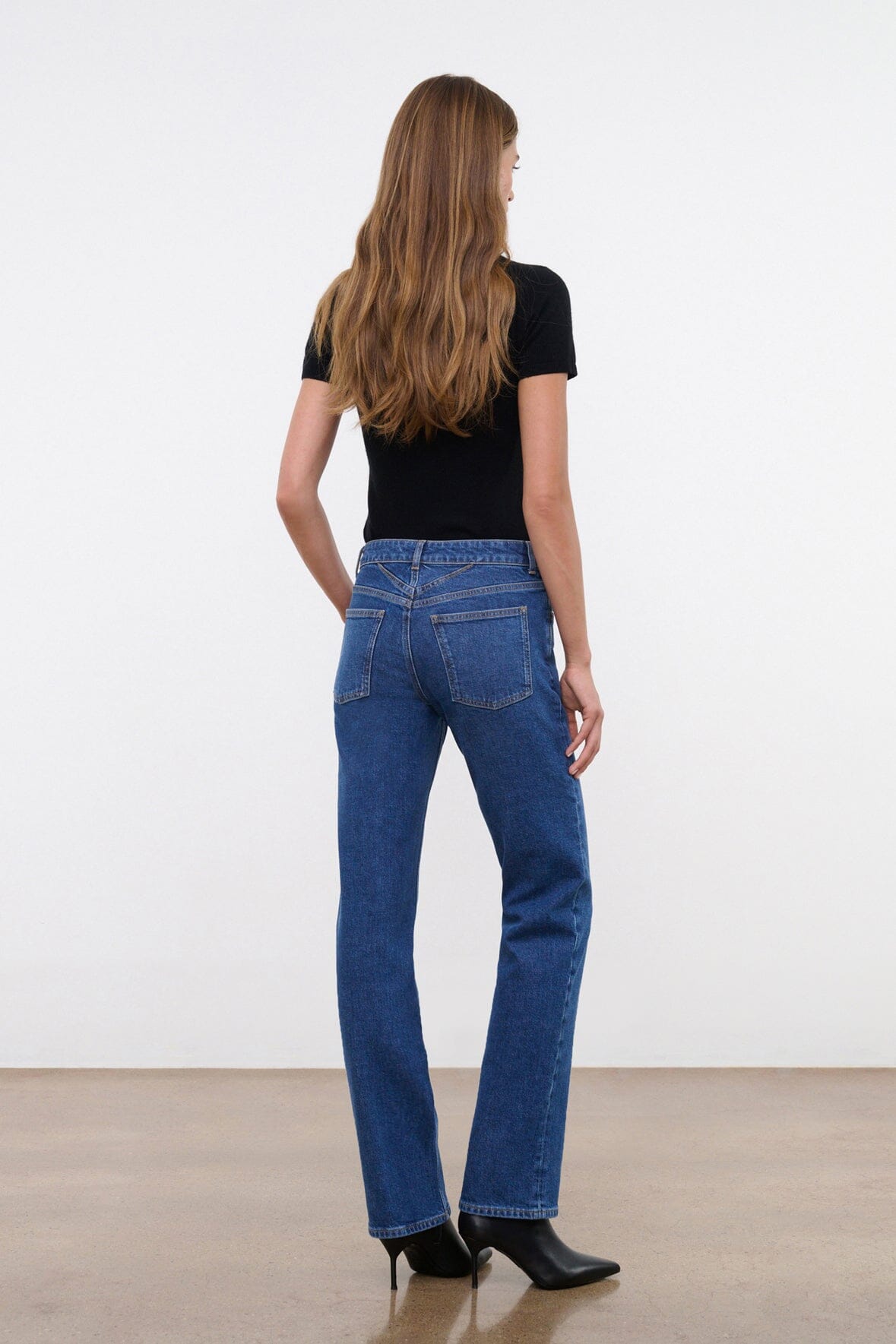 TEDDY STRETCH STRAIGHT JEAN STONE BLUE