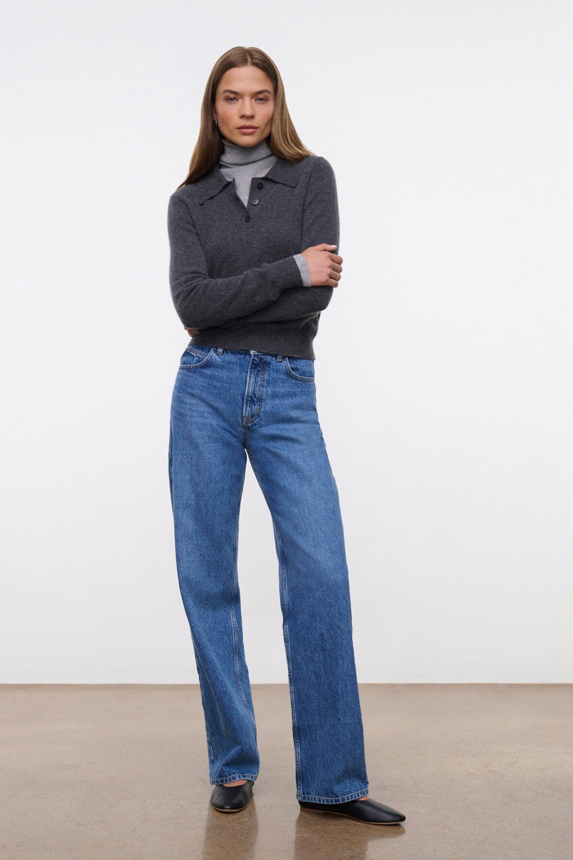 LEO HIGH RISE JEAN VINTAGE WASH
