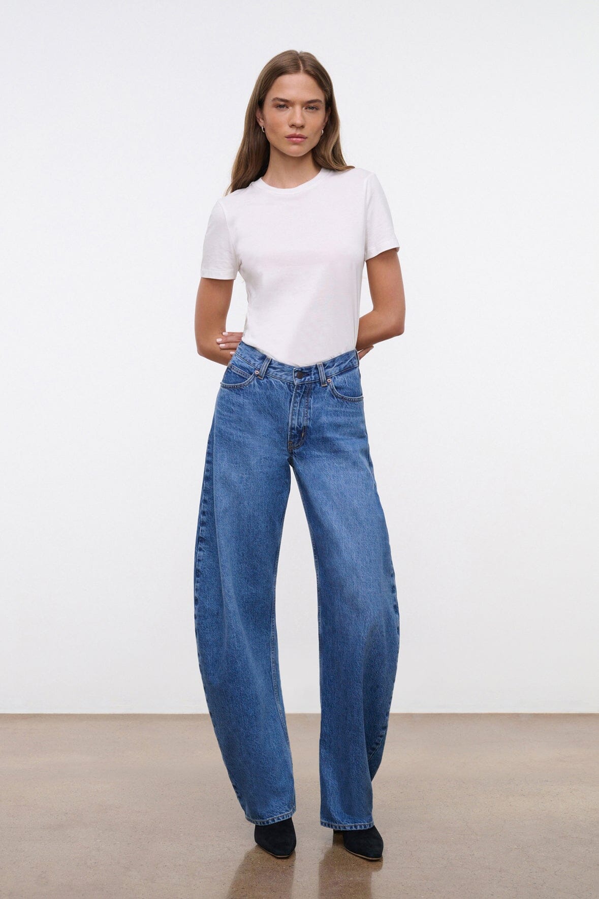 JACKSON BARREL JEAN VINTAGE WASH