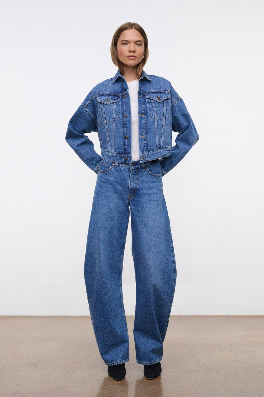 GLEN DENIM JACKET VINTAGE WASH