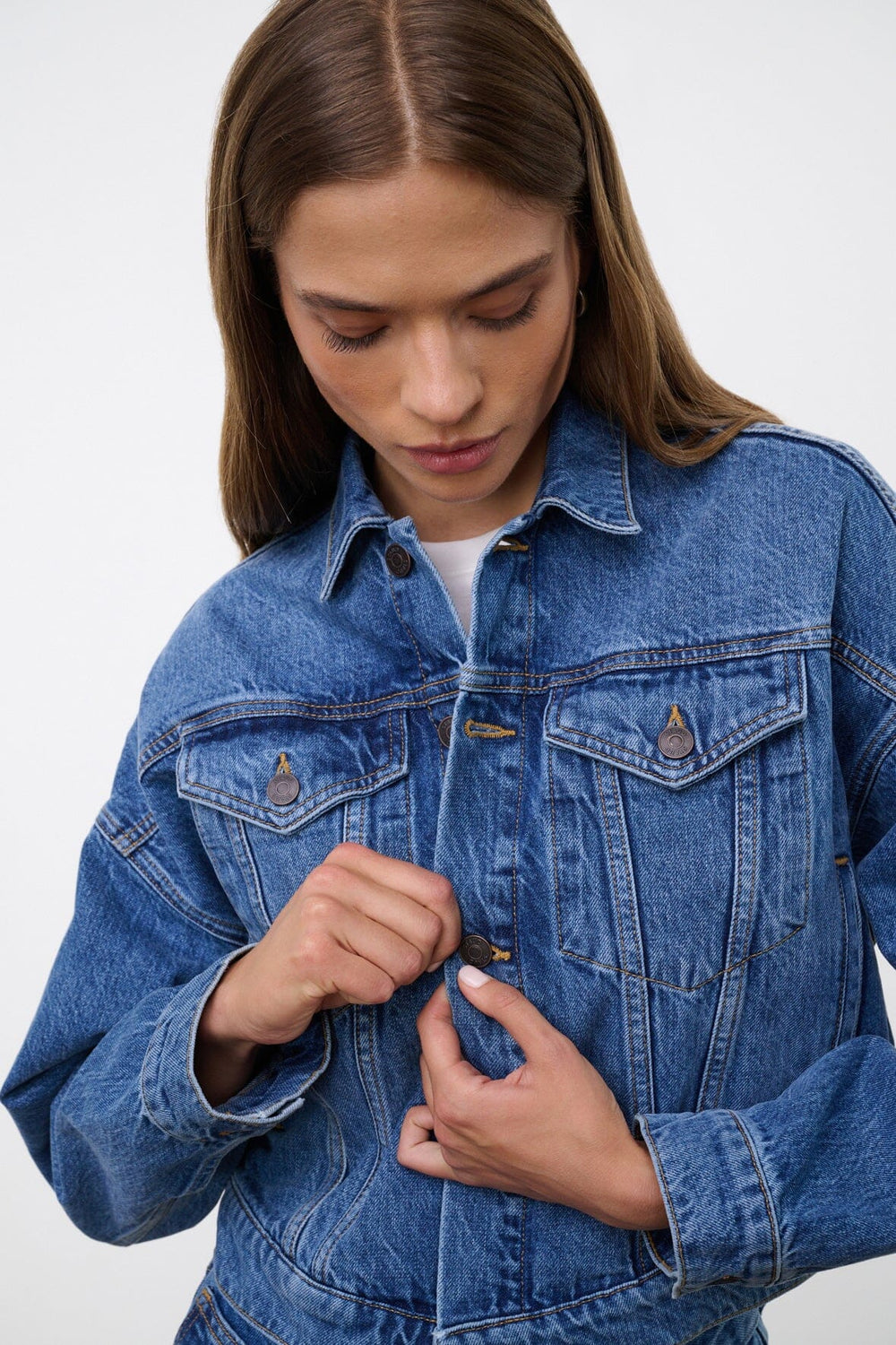 GLEN DENIM JACKET VINTAGE WASH