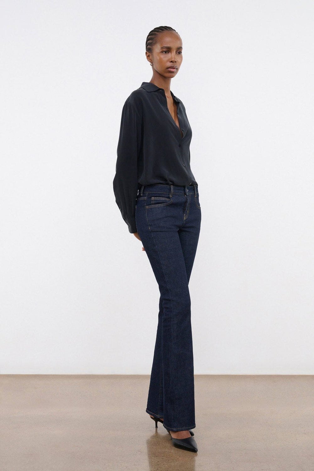 KYLE STRETCH FLARE JEAN INDIGO