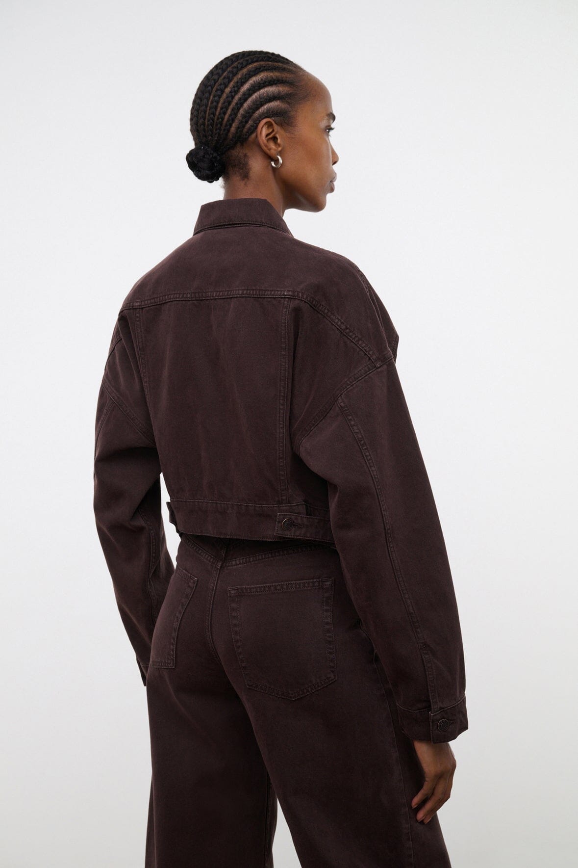 GLEN DENIM JACKET EARTH
