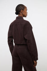 GLEN DENIM JACKET EARTH