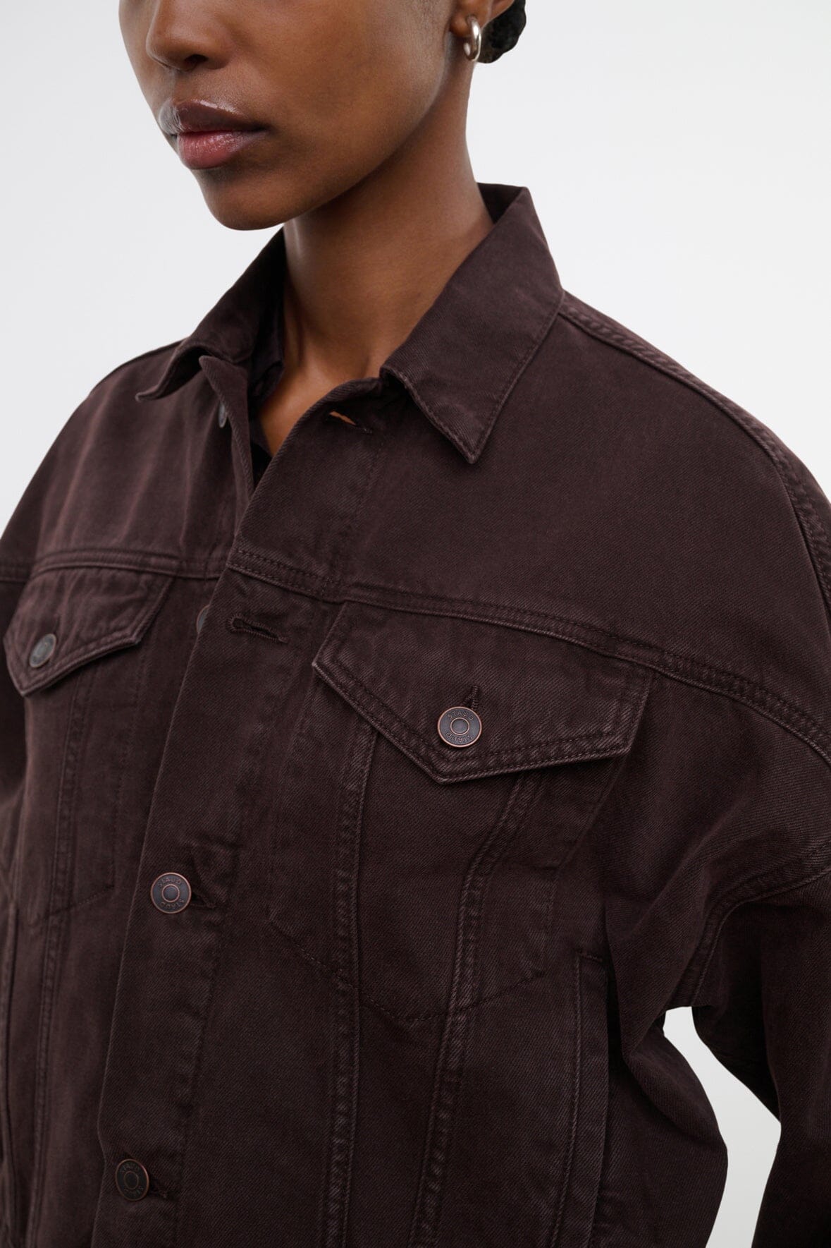 GLEN DENIM JACKET EARTH