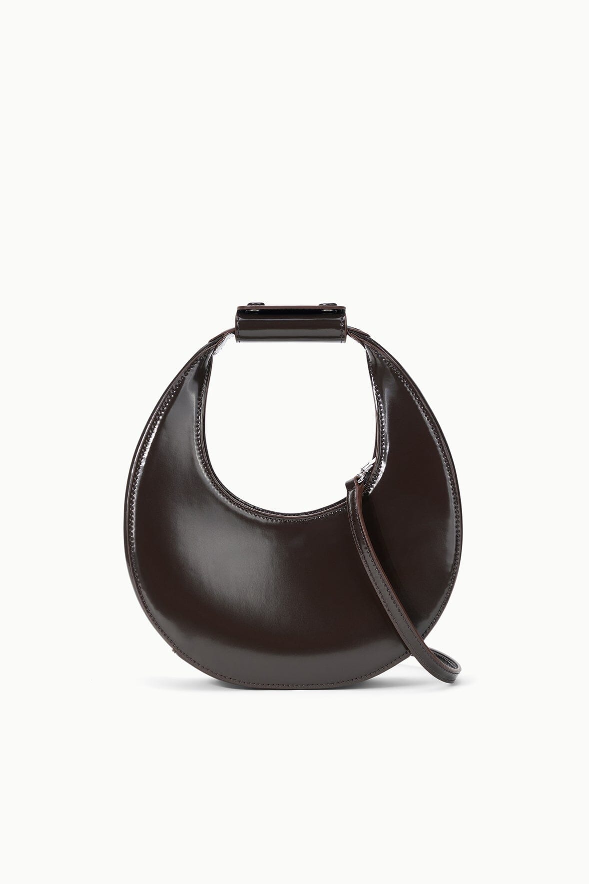 MINI MOON BAG ESPRESSO LEATHER