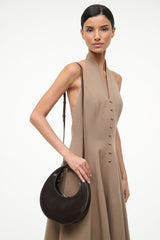 MINI MOON BAG ESPRESSO LEATHER