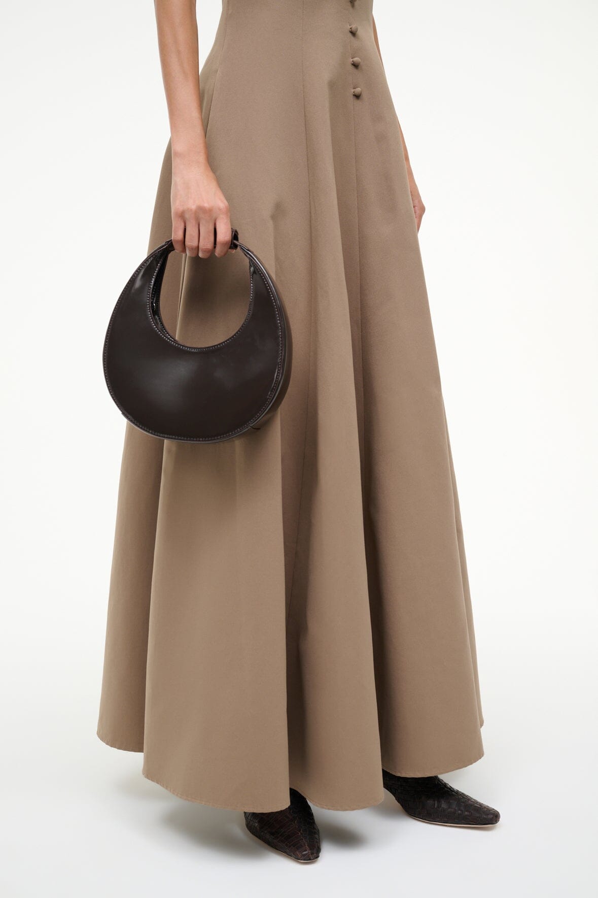 MINI MOON BAG ESPRESSO LEATHER