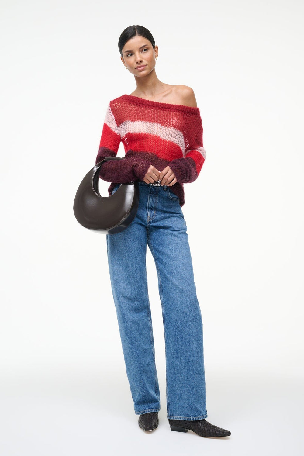 MOON TOTE BAG ESPRESSO LEATHER