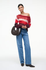 MOON TOTE BAG ESPRESSO LEATHER