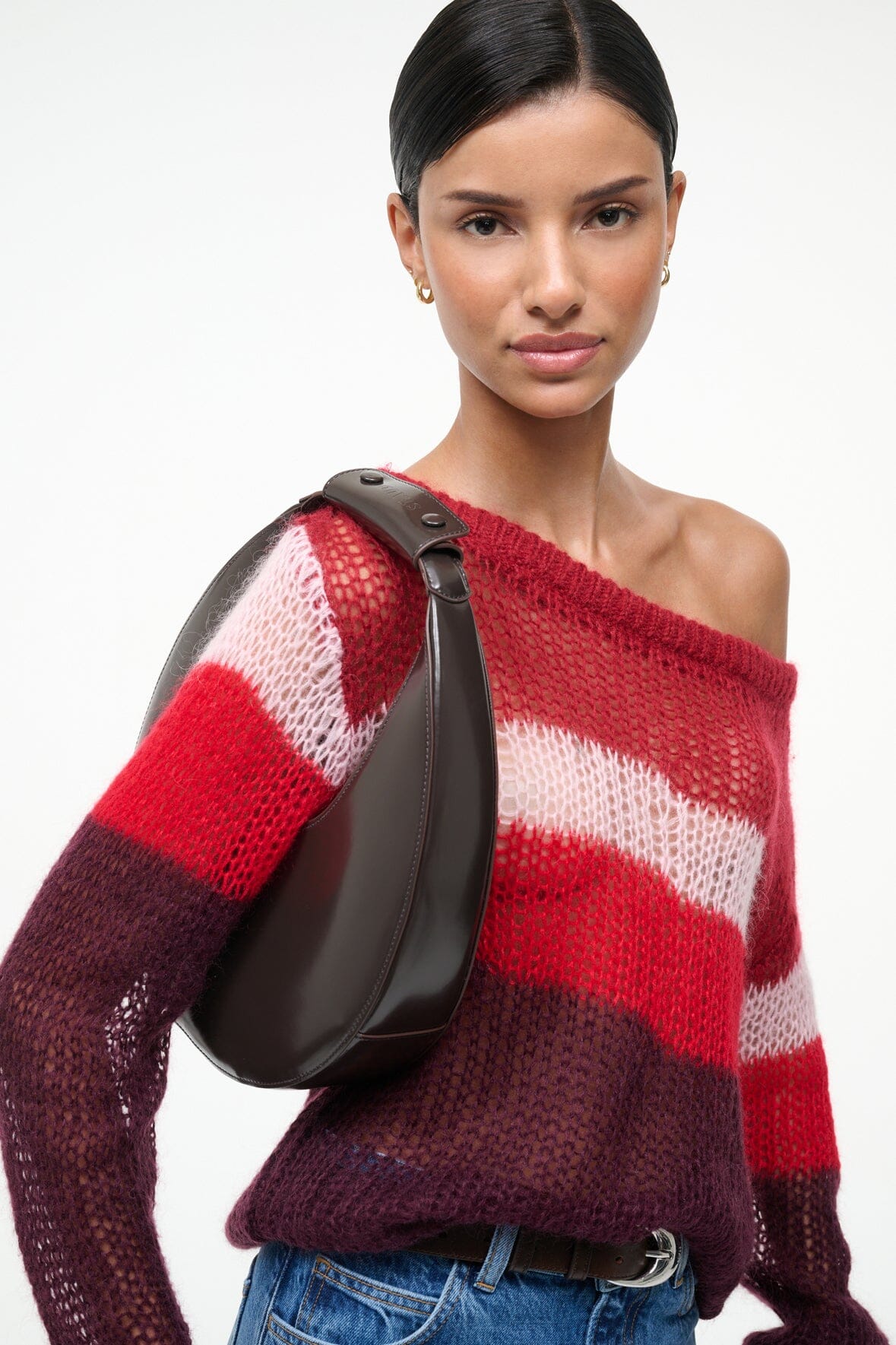 MOON TOTE BAG ESPRESSO LEATHER