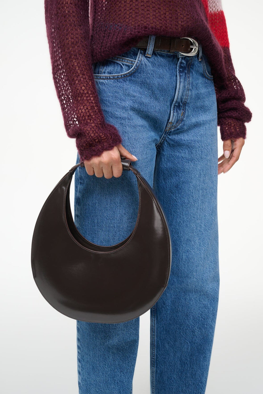 MOON TOTE BAG ESPRESSO LEATHER